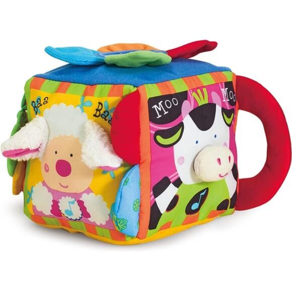 Kids Musical Farmyard Cube Educational Baby Toy - Picture 4 of 7